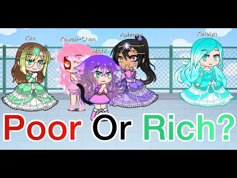 Poor Or Rich? // Gacha meme // Aphmau version