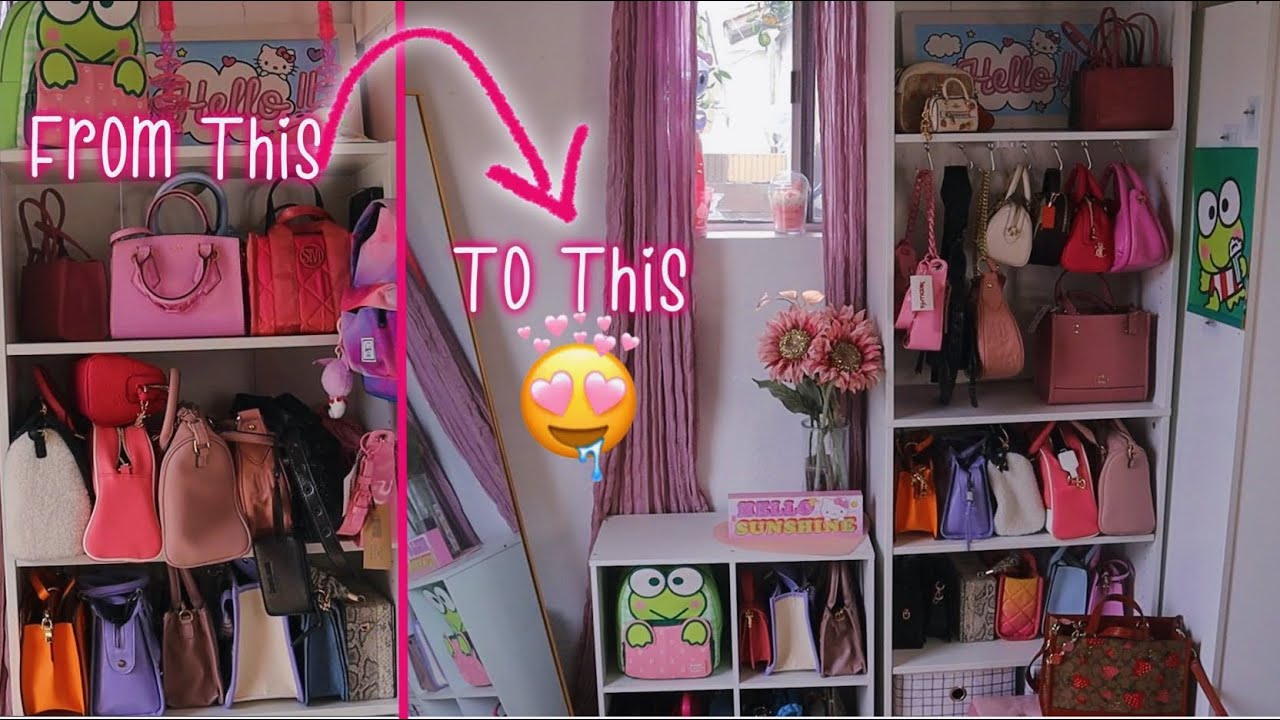 Организация хранения сумок — обновите хранилище для сумок вместе со мной