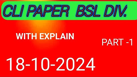 Cli paper BSL div with solve 18-10-24#locomotive#railway