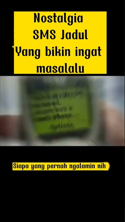 SMS jadul yang senyum berarti kita seumuran #jadul #hpjadul #nostalgia #jamandulu