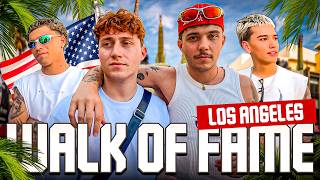🇺🇸IRL a LOS ANGELES WALK OF FAME con Il Rosso,Mazzei,Bonaccini,Tomas &amp; Rocca