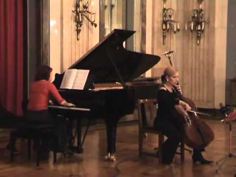 Shostakovich cello sonate Op.40, 2.mov    Sanja Jancic-cello,Aurelie Tremblay-piano