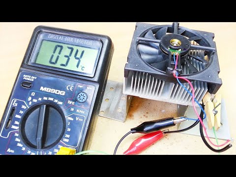 Простейший вариант автоматического включения вентилятора охлаждения, собранный на термовыключателе