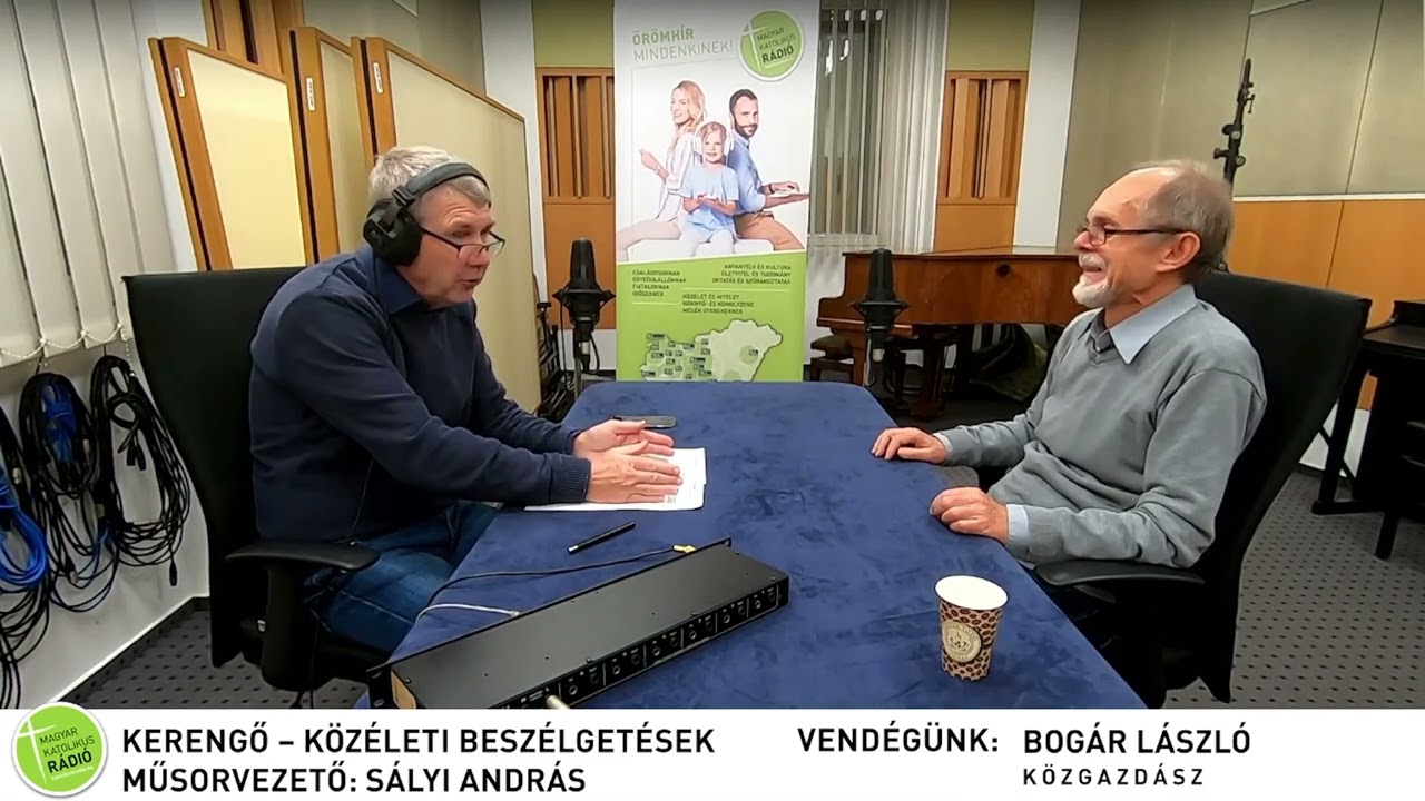 Kerengő című műsorunk vendége Bogár László Közgazdász