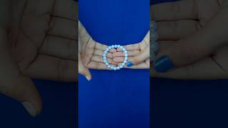 pearls bracelet making at home.moti ka bracelet banaye. #jewellery#art#craft#creative #ytshorts screenshot 4