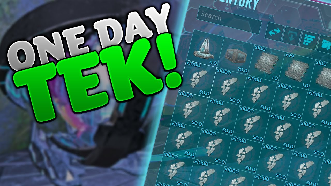 GETTING TEK IN A DAY!!! W/ Apex - Ark Duo Small Tribes Official - Ep 1