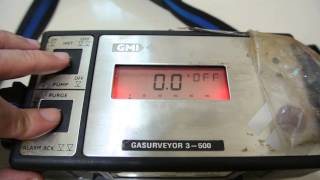 Tried to into Gasurveyor 3-500 FCM(Field Calibration Mode)