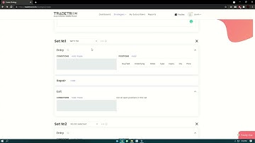 Create a strategy SMA crossover Part 1 #algo #algotrading #automatictrading #tradetron