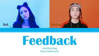 BoA (보아) – Feedback (feat. Nucksal) Color Coded Lyrics Han/Rom/Eng