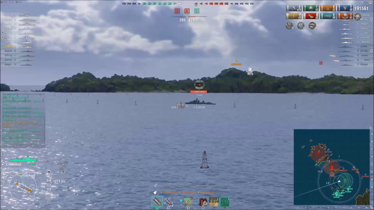 WoWS) 231K damage 6Kill with 7Achivements. 3Cap. shimakaze gameplay.