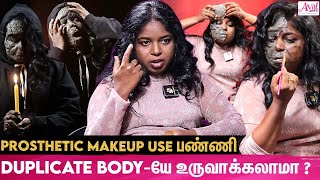 திடீரெனெ Zombie  -யாக மாறிய BENCY 😨 Prosthetic Makeup Artist |Live Demonstration