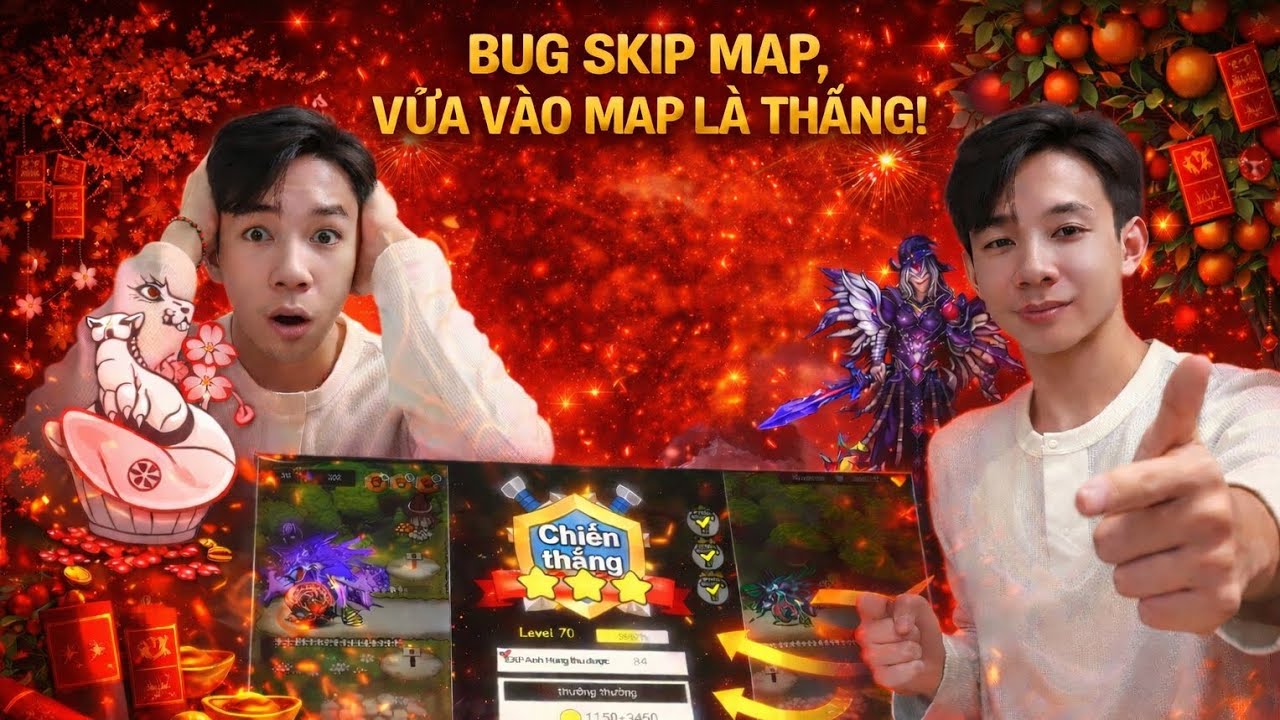 Hướng dẫn bug skip map vừa vào là thắng mọi map siêu đơn giản | Gold Tower Defence 