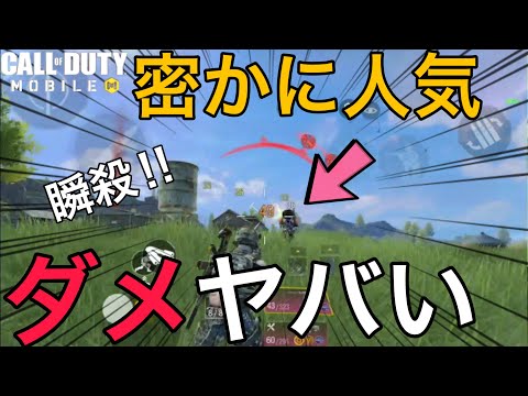 【CoDMobile BR】圧倒的高火力!!!密かに人気のあの武器がマジでダメージ高すぎる・・