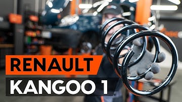 How to change front springs / front coil springs on RENAULT KANGOO 1 (KC) [TUTORIAL AUTODOC]