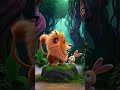 "The King Who Forgot He Was Brave"#ScaredyLion 🦁😱#FunnyFear 😂#CartoonComedy 🎬#3DKing 👑