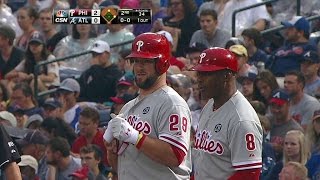 Famous PHI@ATL: Rupp singles up the middle to score Byrd Wealth