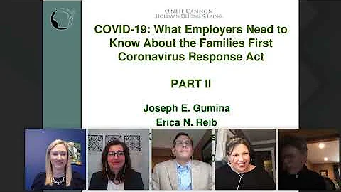 COVID-19: What Employers Need to Know About the ​​​​​​​Families First Coronavirus Response Act