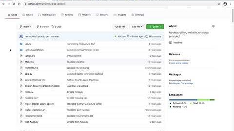 CI/CD Demo with Azure appservice webapp