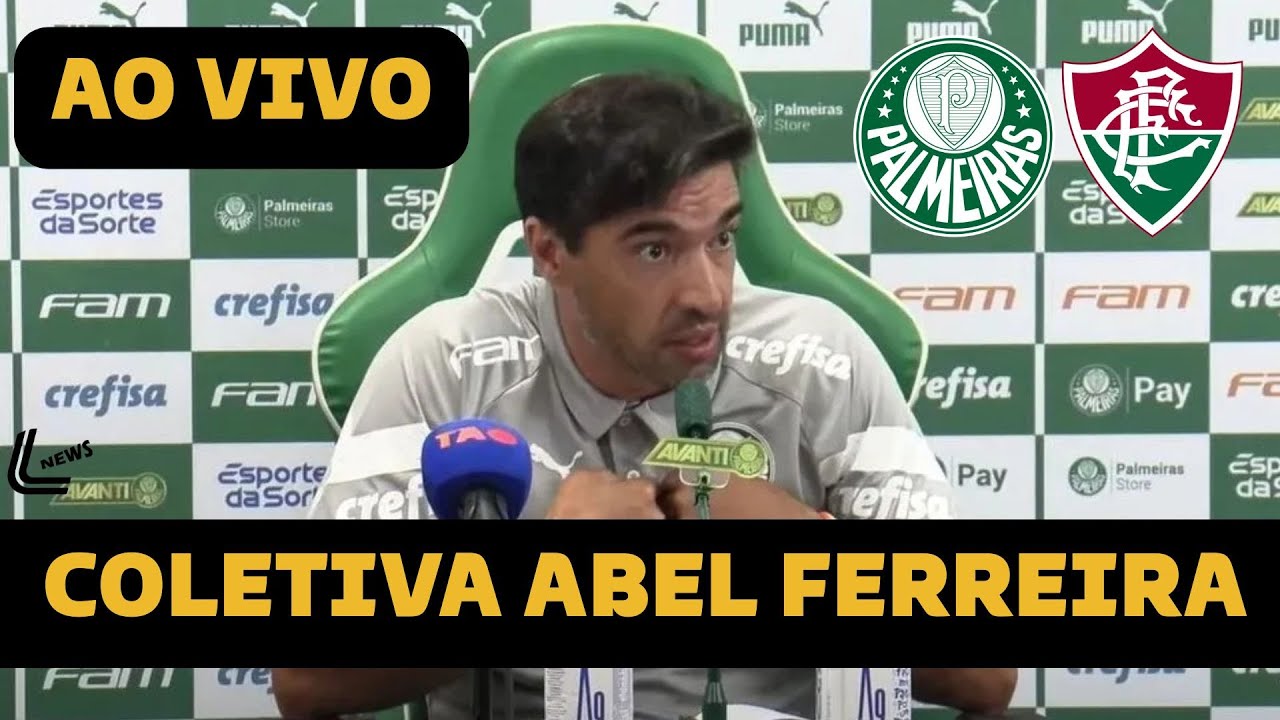 ABEL NA BRONCA COM A ARBITRAGEM - VEJA COLETIVA DE ABEL FERREIRA APÓS PALMEIRAS 2 X 1FLUMINENSE