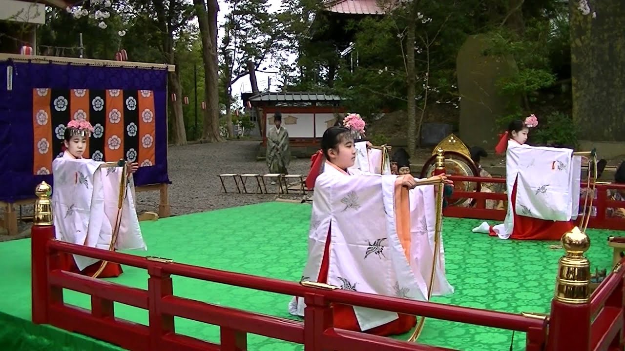 玉前神社・雅楽「花見の宴」千葉県長生郡一宮町