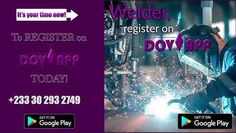 Register on DoviApp  as a worker, the handymen app in Ghana