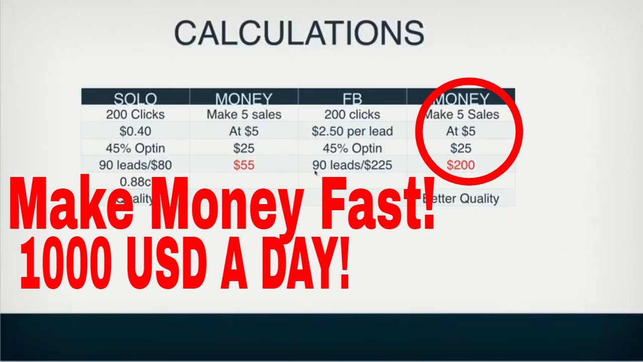 Make Money Online Fast Online For Beginners - YouTube
