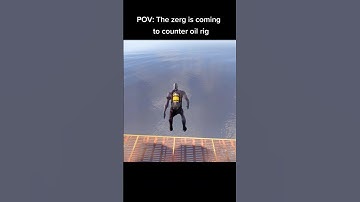 zerg coming to counter oilrig you 😂 #rust #rustрейд #gaming #rustgame #rustmeme