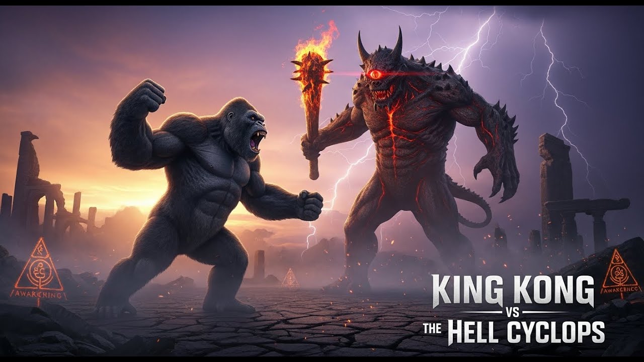 King Kong vs the Hell Cyclops The Legendary Prophecy Awakens!