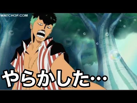 ゾロが隕石をとめられなかったみたいです