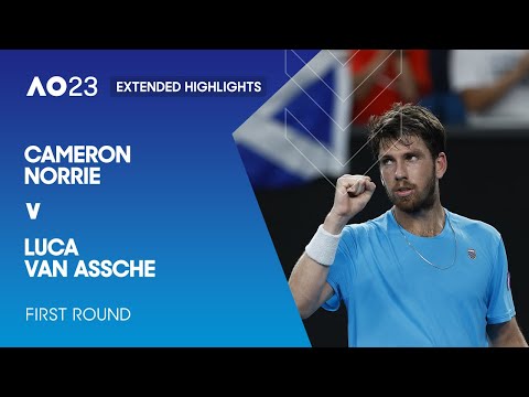 Cameron norrie v luca van assche extended highlights | australian open 2023 first round