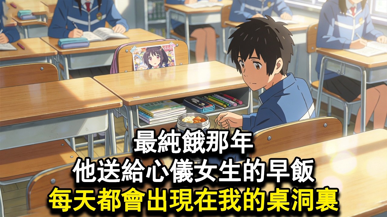 【獨家心動】最純餓那年，他送給心儀女生的早飯，每天都會出現在我的桌洞裏。#小說 #言情 #戀愛