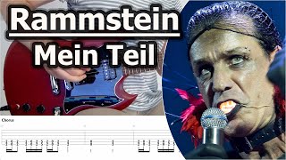 Rammstein - Mein Teil | Guitar Tabs Tutorial