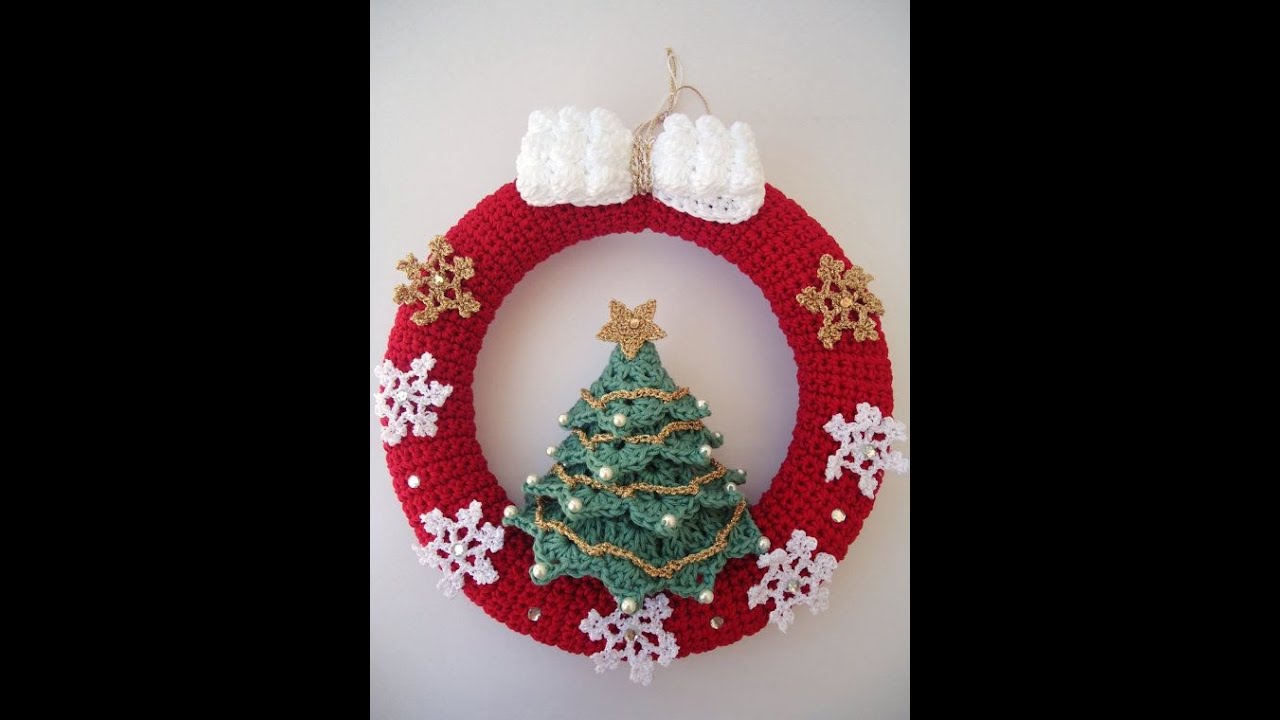 Christmas Special Crochet Wreath Design YouTube