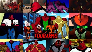 All fourarms transformations in all Ben 10 series