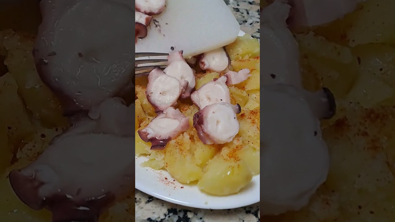 Pulpo a la gallega o pulpo a feira. Una receta para chuparse los dedos