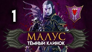 Малус Тёмный Клинок прохождение Total War Warhammer 2 за тёмных эльфов - #1