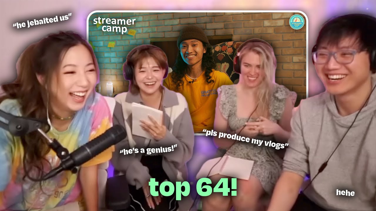 Sguy3n JEBAITS Fuslie, Kkatamina, QTCinderella, & BoxBox During Streamer Camp 4 Top 64 Reactions!