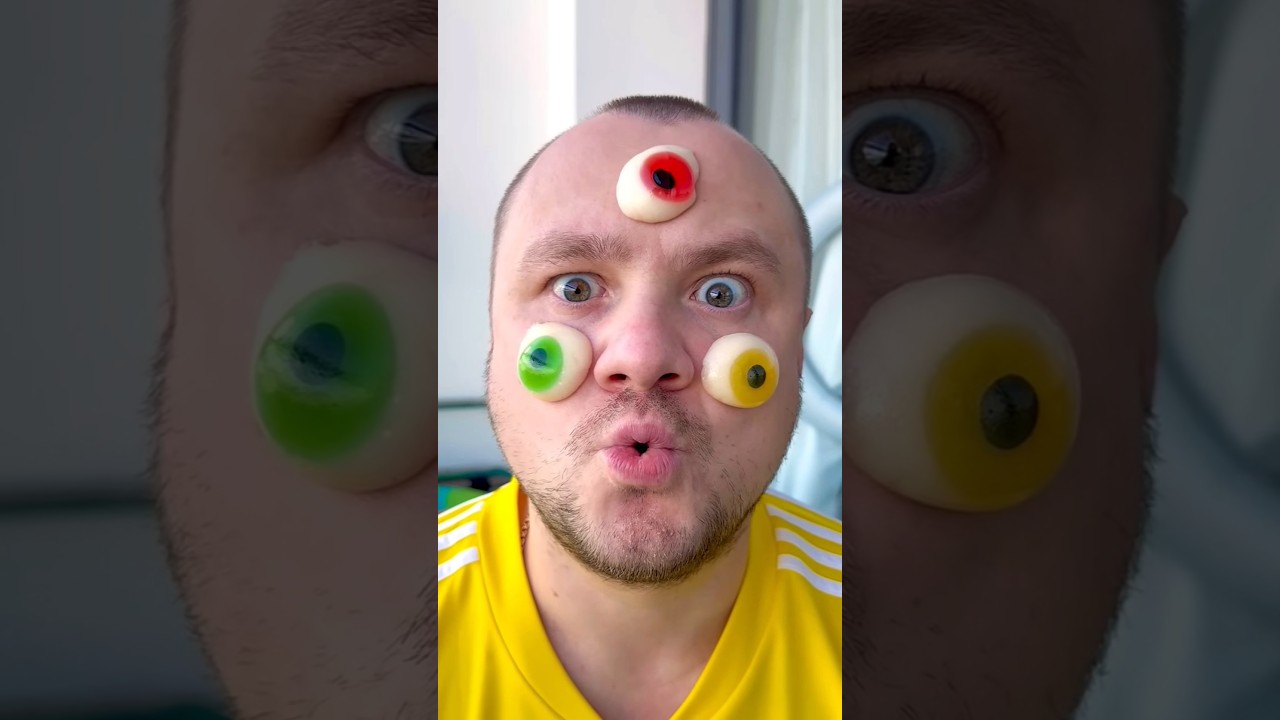 What ah oh with jelly eyball #funny #comedy 😫😄😜