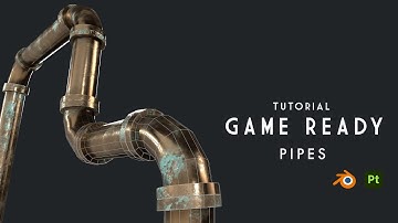 How to Make Game Ready Pipes in Blender (Low Poly)