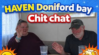 Haven Doniford bay, chit chat with Mrs Somerset man Walking.