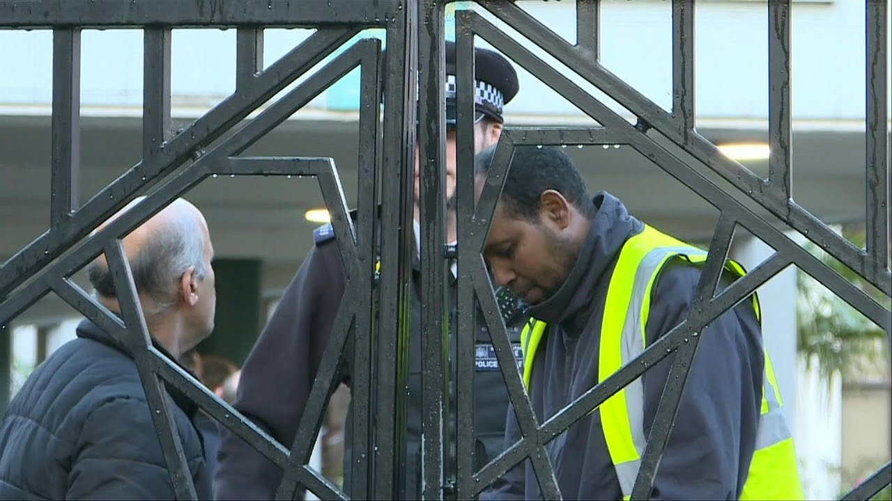 A man arrested after a stabbing at central London mosque | AFP