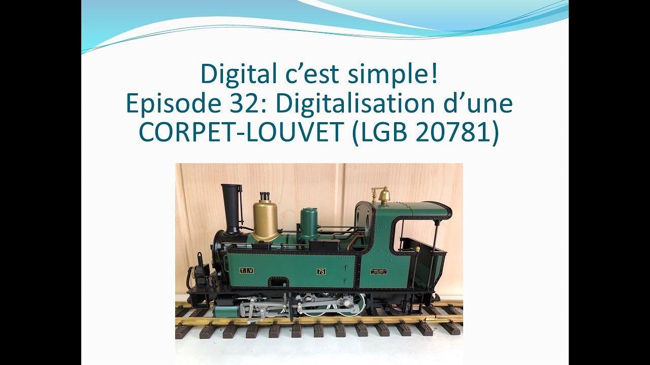Digital c'est simple! Ep32: Digitalisation d'une corpet louvet (LGB20781)