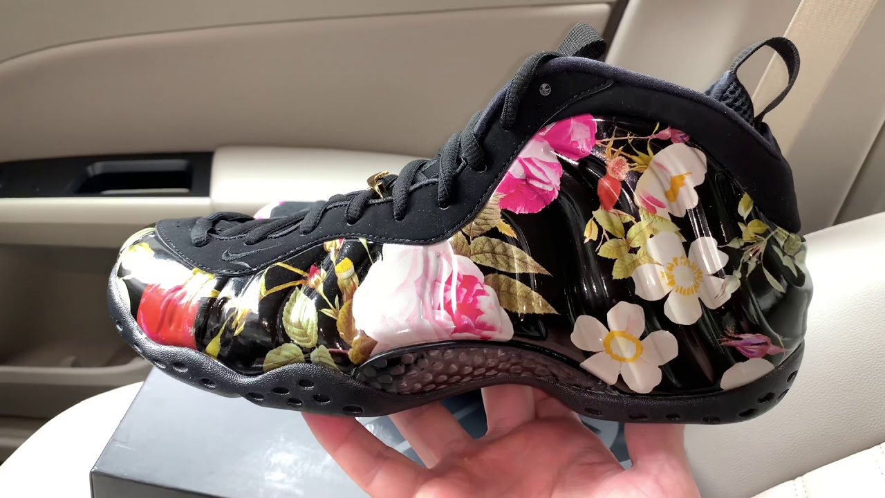 womens foamposite floral