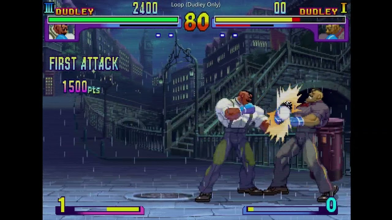 Street Fighter New Gen - Better Look At Dudley Loop Combos