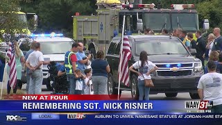 Shoals residents welcome fallen hero Sgt. Nick Risner home