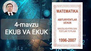 Axborotnoma 1996-2007 4-mavzu  EKUB va EKUK