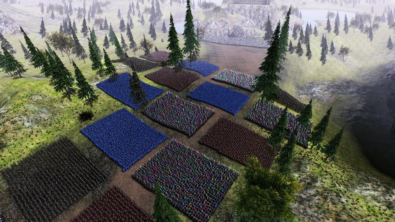 Knights Lay siege to the Castle | Ultimate Epic Battle Simulator UEBS