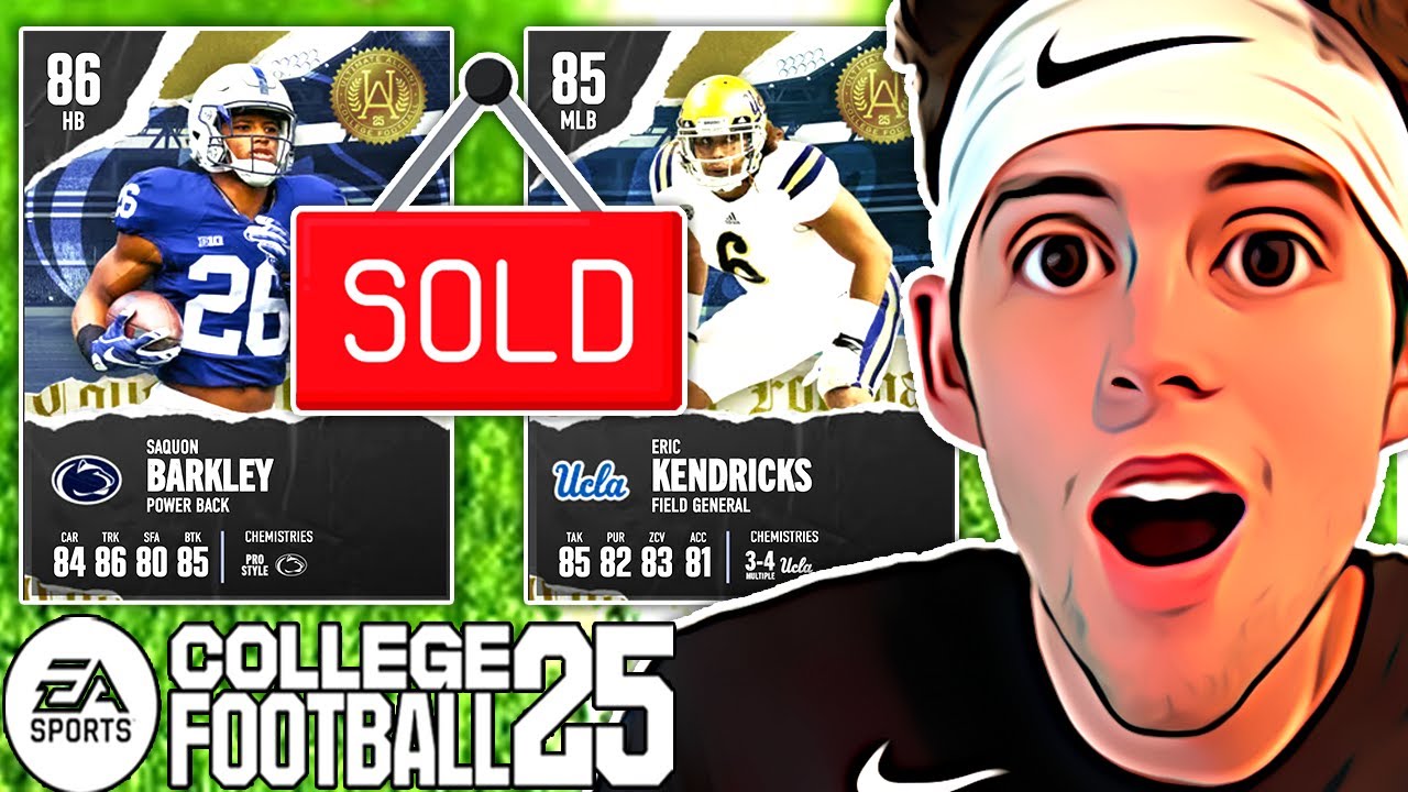 SELL YOUR ULTIMATE ALUMNI CARDS NOW! AUCTION HOUSE CRASH COMING! COLLEGE FOOTBALL 25 ULTIMATE TEAM
