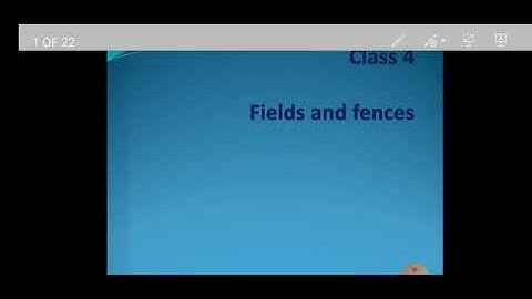 Class 4 mathematics (fields and fences)