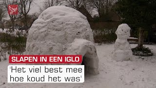 Download Lagu Vader en dochter sliepen in hun zelfgebouwde Iglo | Omroep Flevoland MP3